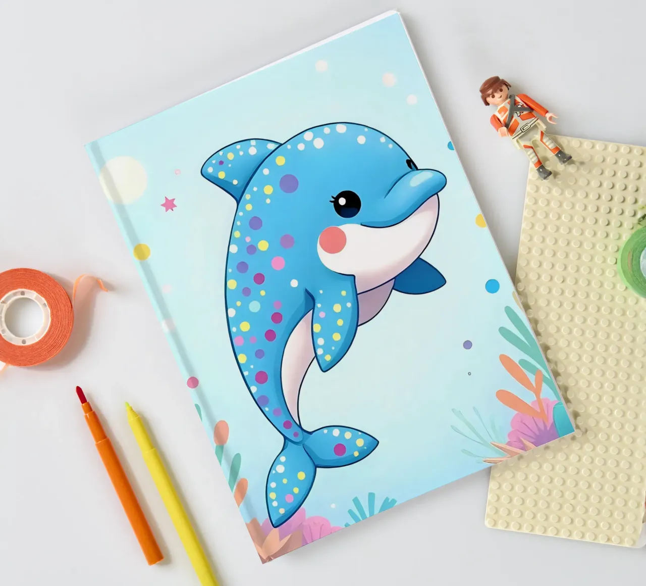 Delphin_3 notebook by Tierisch bunt by LK