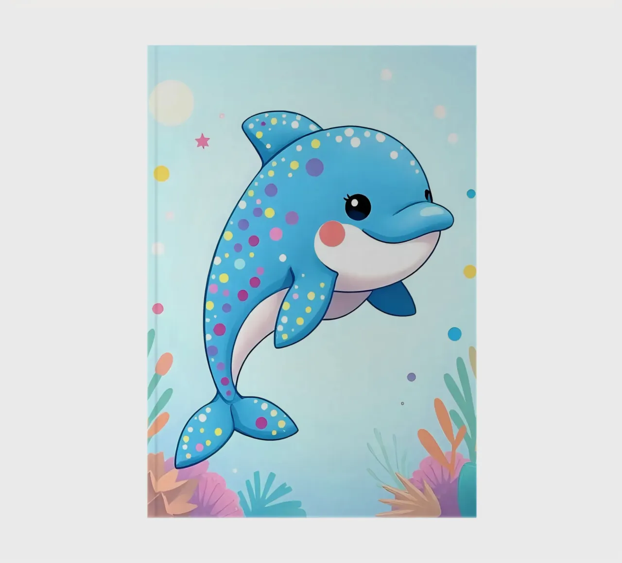 Delphin_3 notebook by Tierisch bunt by LK