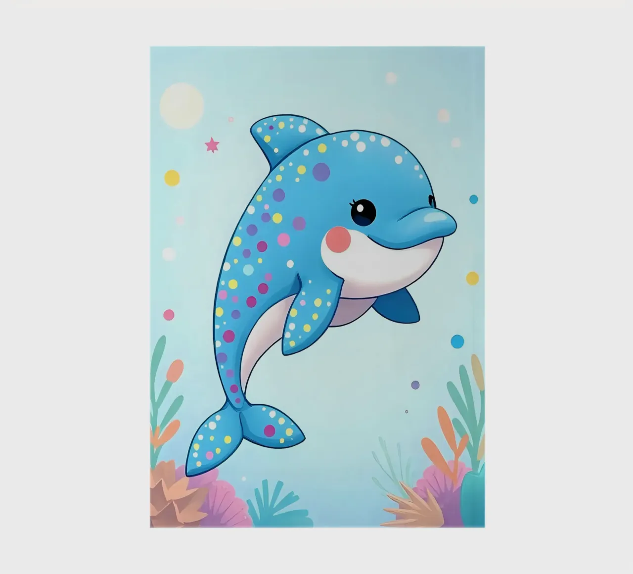 Delphin_3 notebook by Tierisch bunt by LK