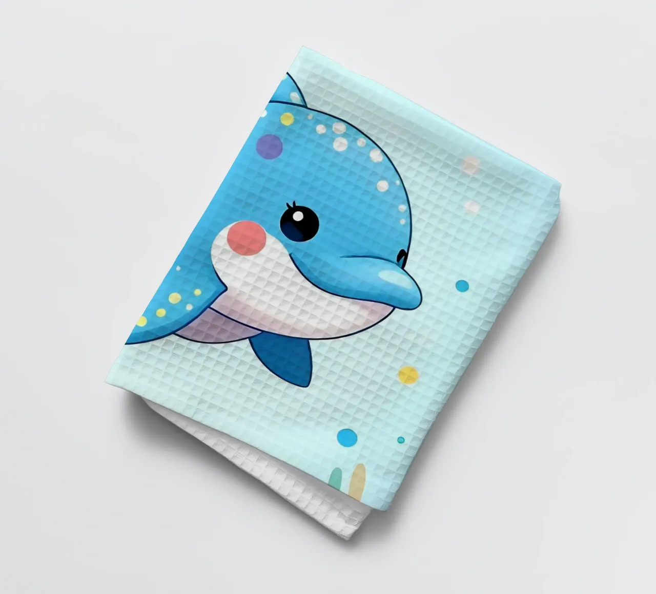 Delphin_3 canovaccio da cucina da Tierisch bunt by LK