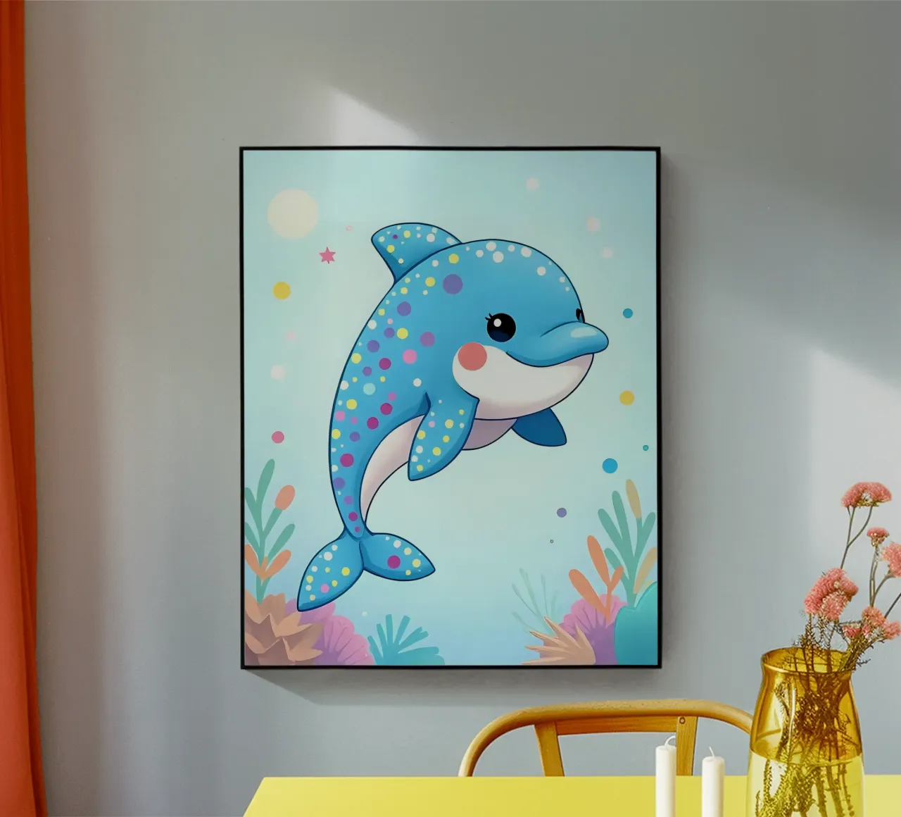 Delphin_3 plexiglass da Tierisch bunt by LK