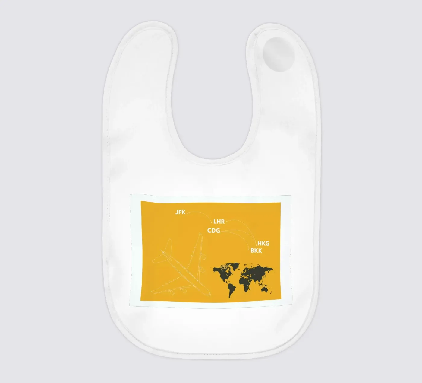 Landing baby bib by Marc Schulthess