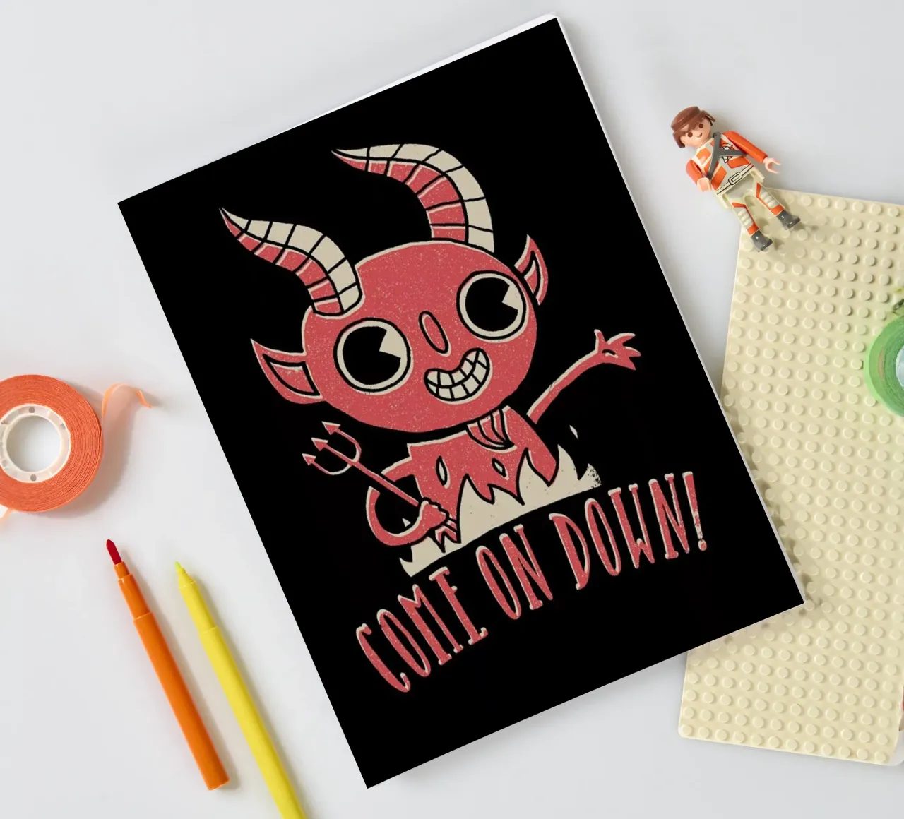 Come on Down notebook by DinoMike