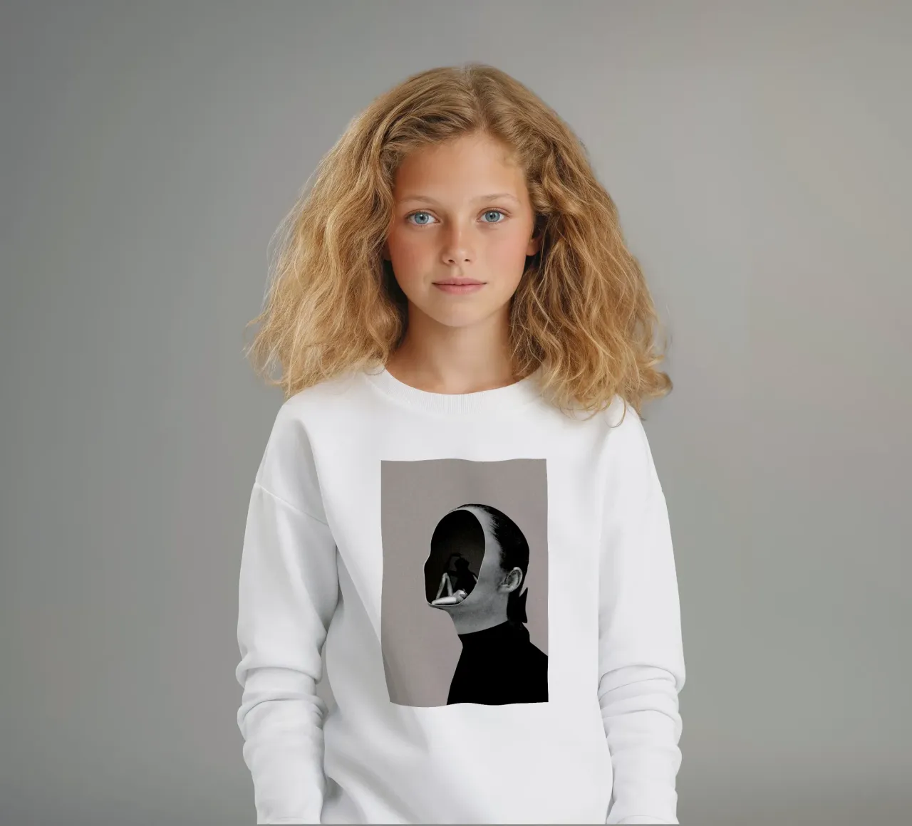 Self Care kids sweatshirt by Maarten Léon