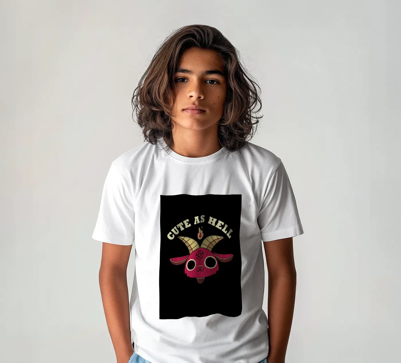 Cute As Hell t-shirt bambini da DinoMike