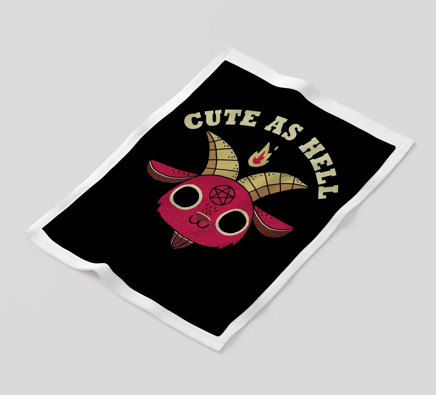 Cute As Hell fleecedeken van DinoMike