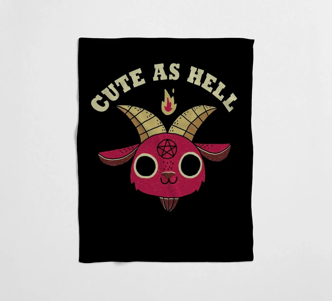 Cute As Hell fleecedeken van DinoMike