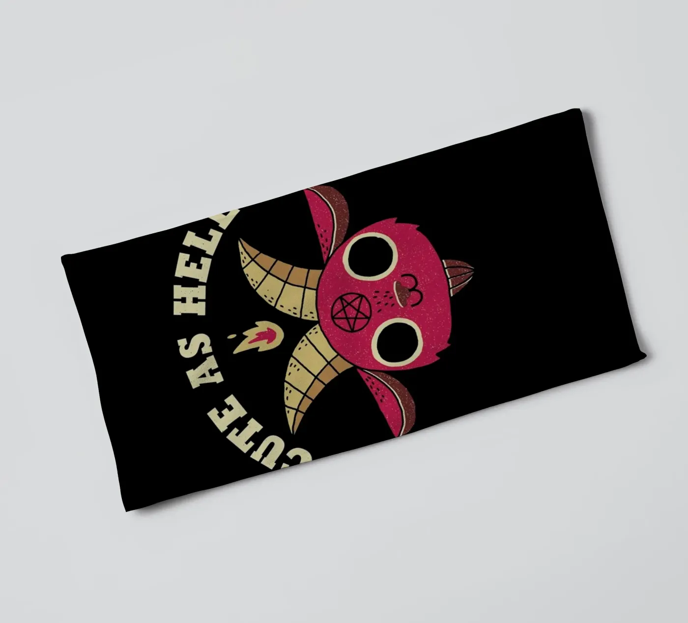 Cute As Hell towel by DinoMike