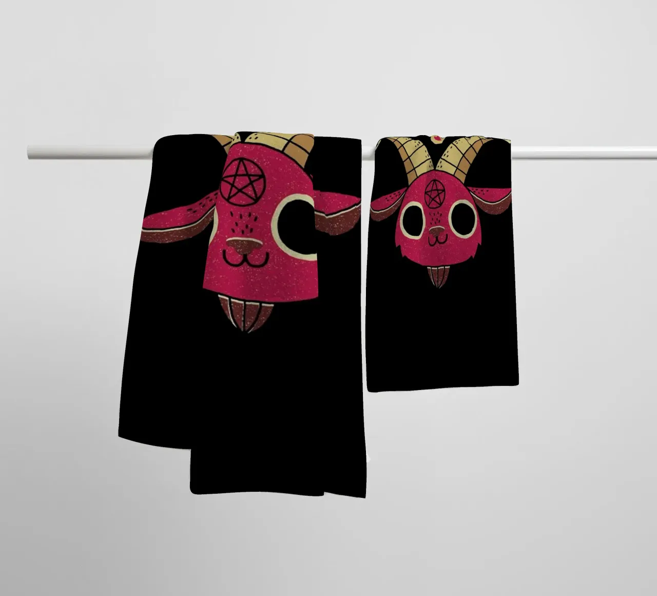 Cute As Hell towel by DinoMike