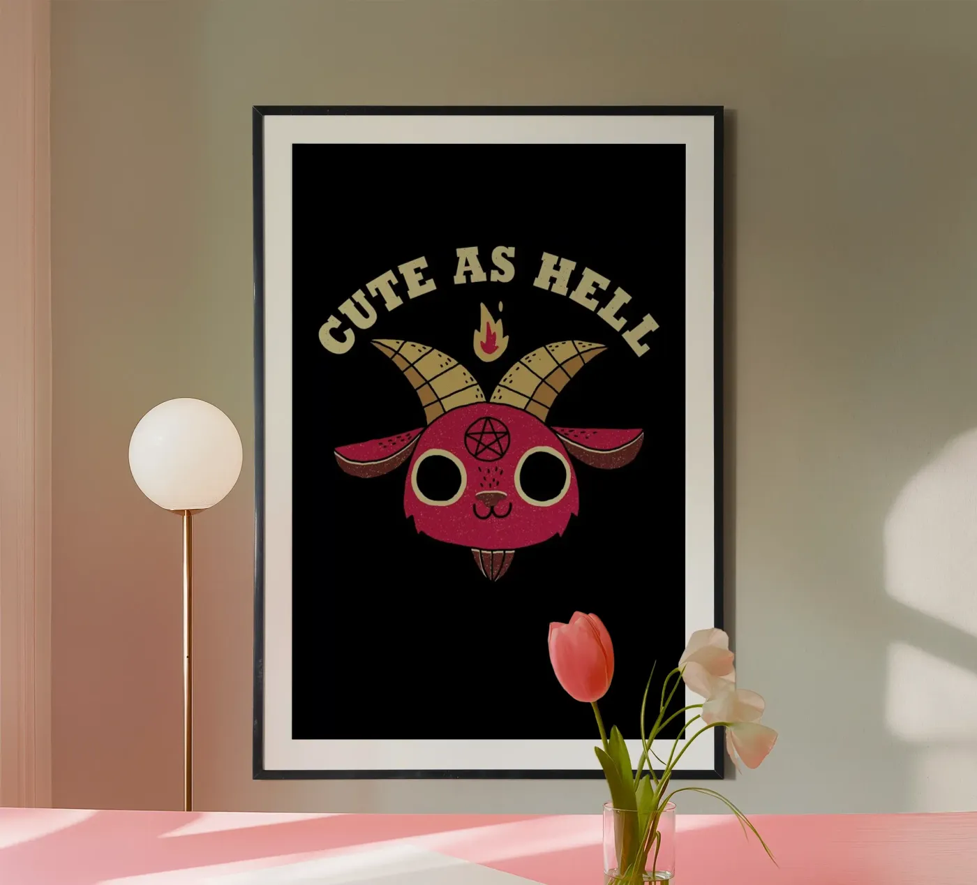 Cute As Hell poster van DinoMike