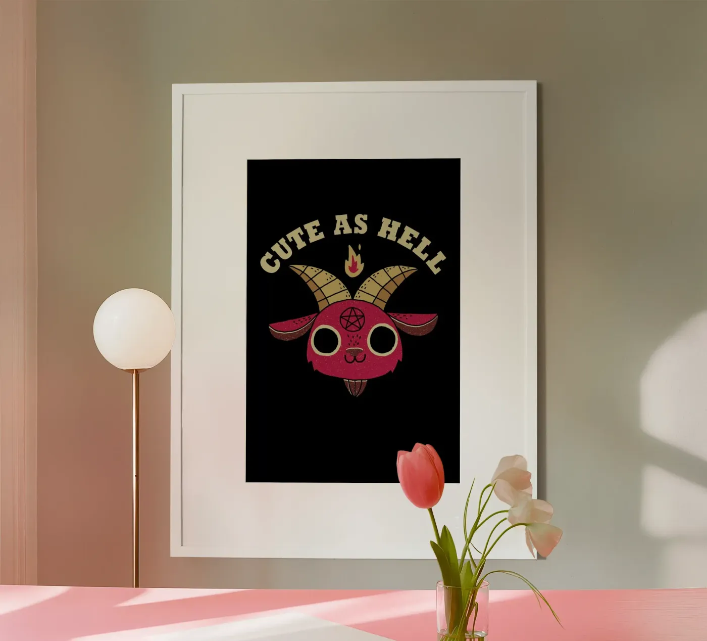 Cute As Hell poster van DinoMike