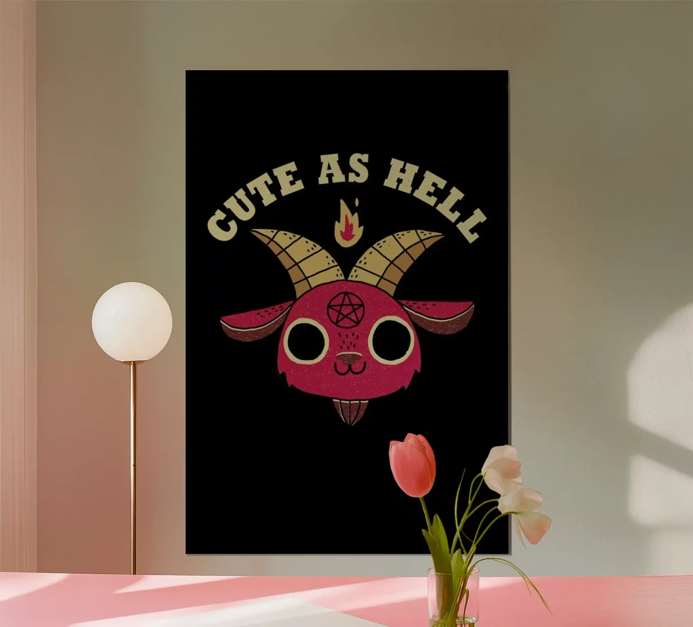 Cute As Hell poster van DinoMike