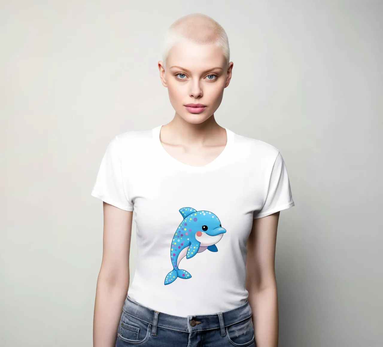 Delphin_3a t-shirt da donna da Tierisch bunt by LK