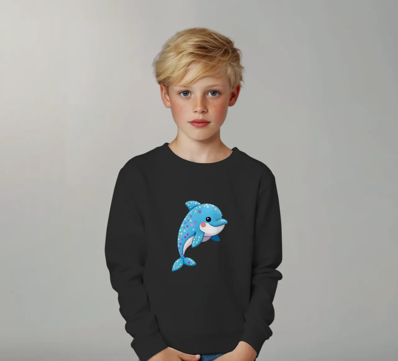 Delphin_3a felpa bambino da Tierisch bunt by LK