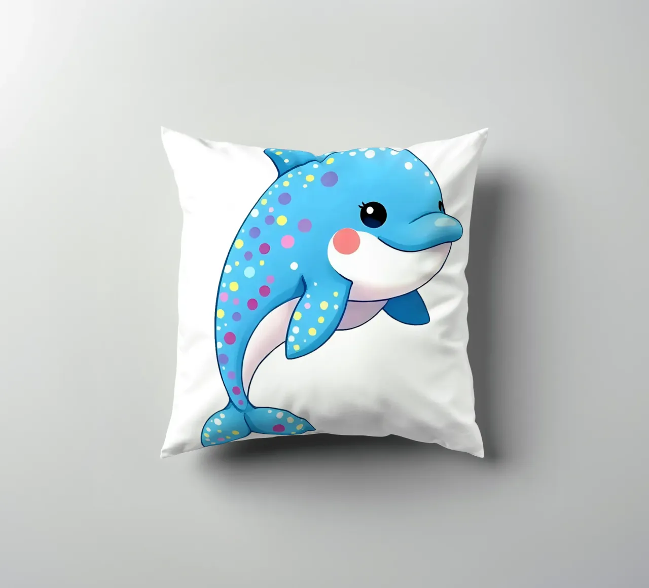 Delphin_3a cuscino da Tierisch bunt by LK