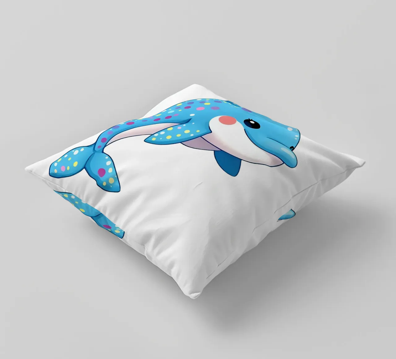 Delphin_3a cuscino da Tierisch bunt by LK