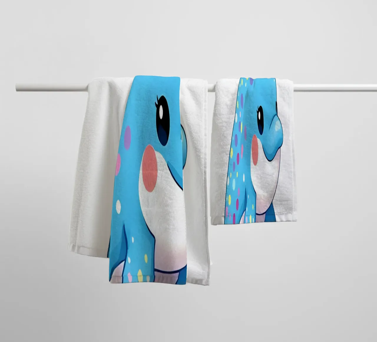 Delphin_3a asciugamano da bagno da Tierisch bunt by LK