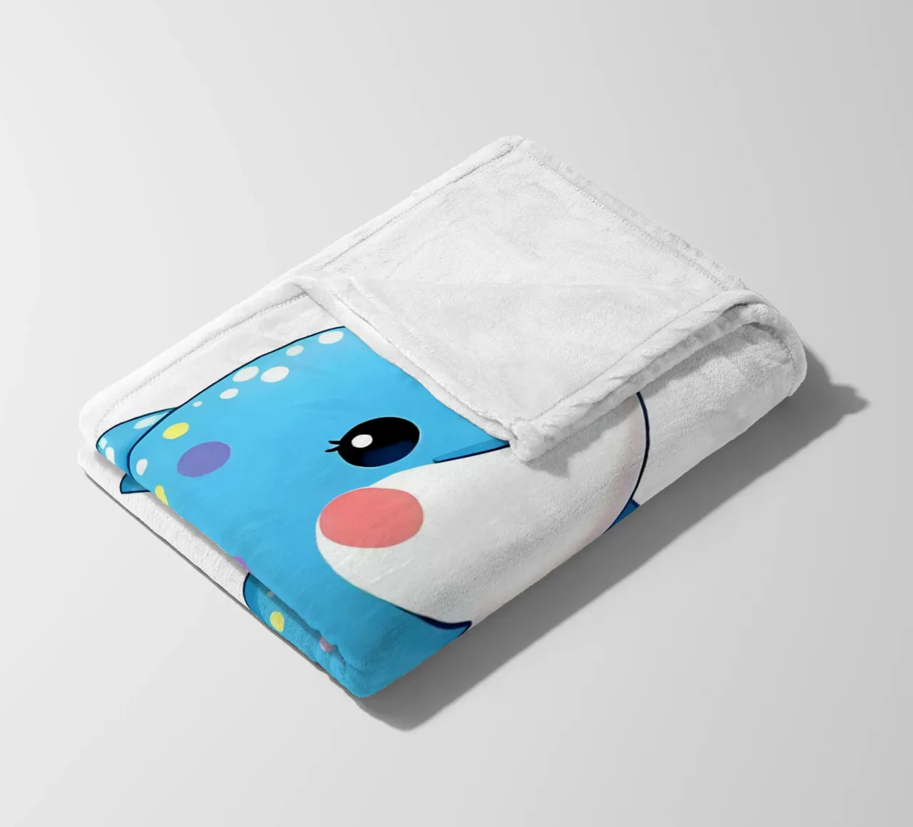 Delphin_3a coperta in pile da Tierisch bunt by LK