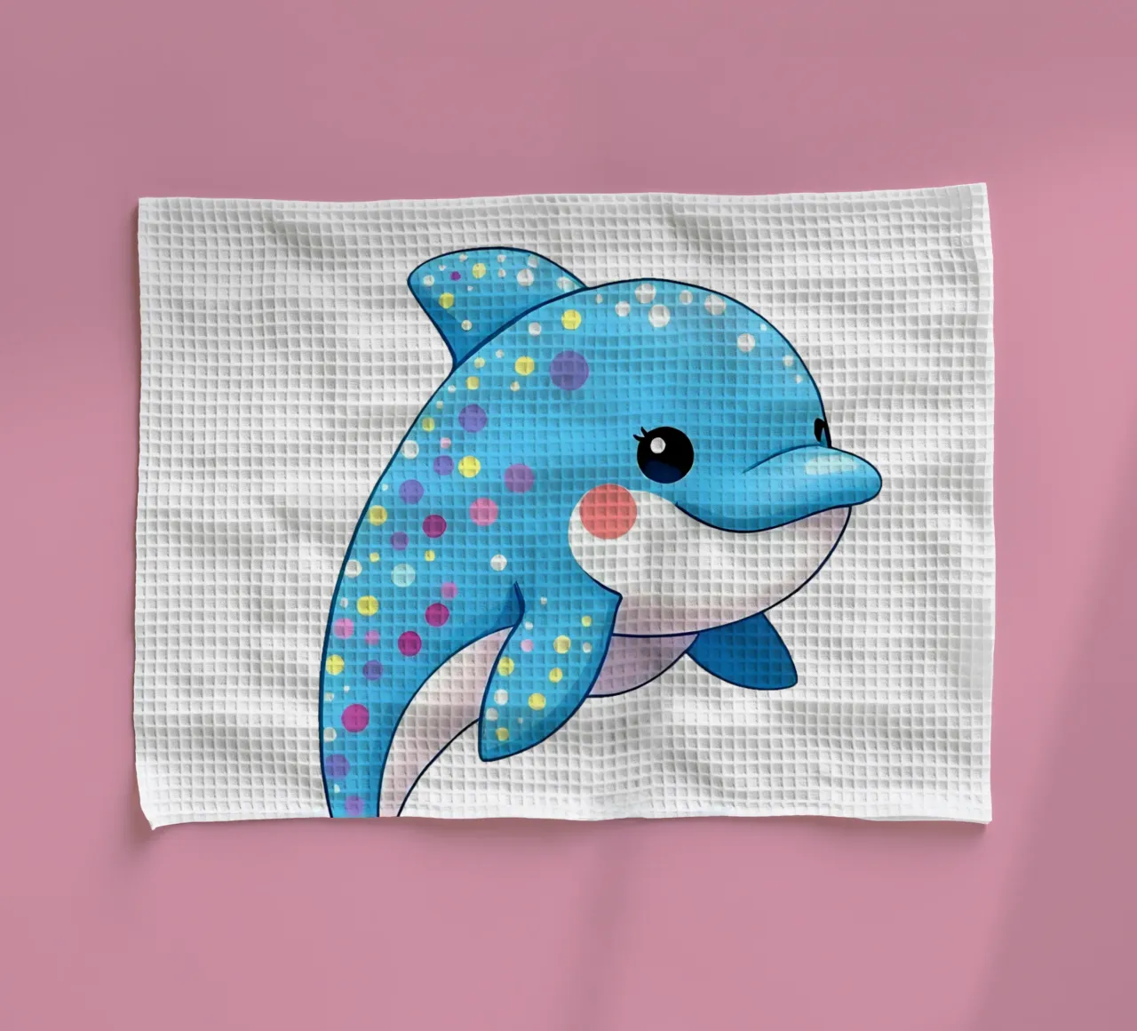 Delphin_3a canovaccio da cucina da Tierisch bunt by LK