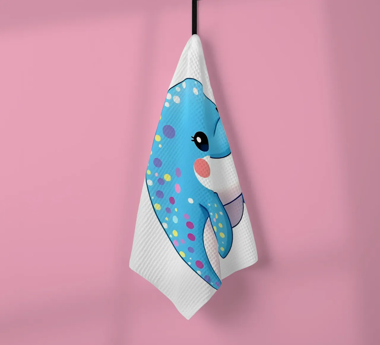 Delphin_3a canovaccio da cucina da Tierisch bunt by LK