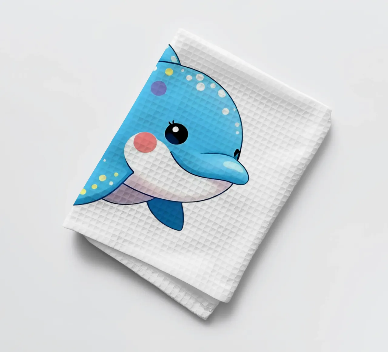 Delphin_3a canovaccio da cucina da Tierisch bunt by LK