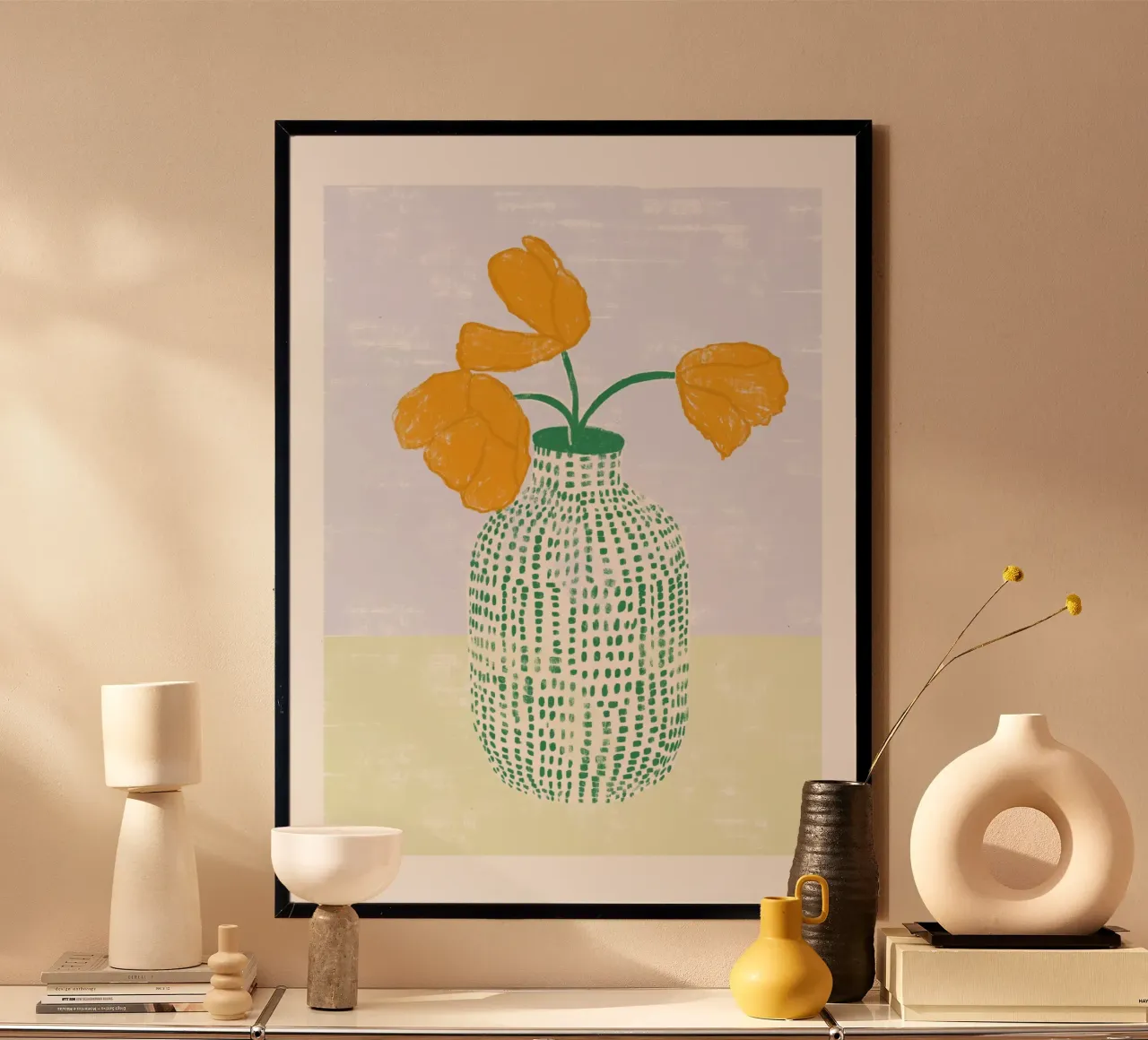 PASTELLERIA poster con telaio in plastica da Pictufy Sun & Spirit