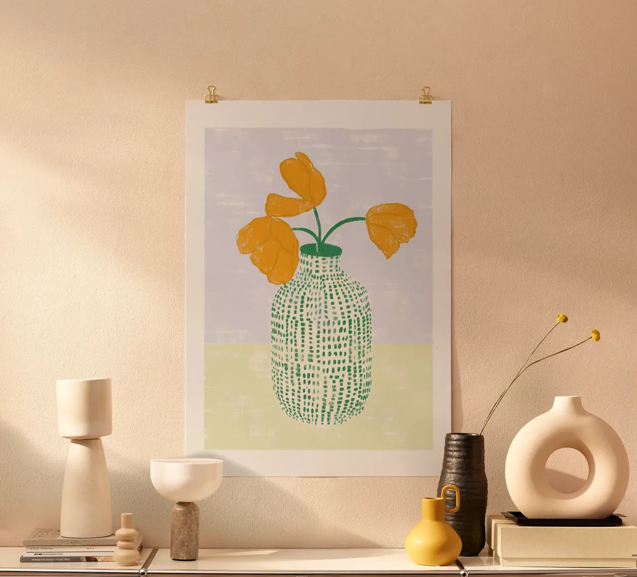 PASTELLERIA poster con telaio in plastica da Pictufy Sun & Spirit