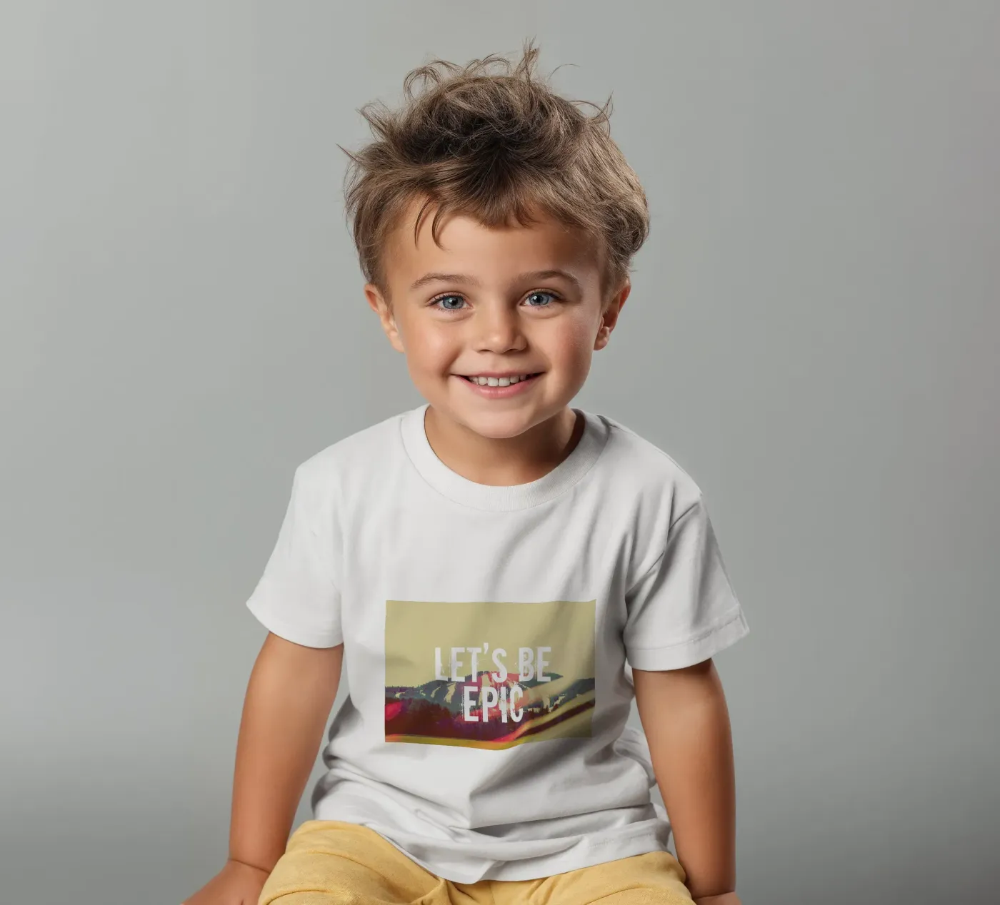 Let's Be Epic t-shirt bambini da Vintage Skies