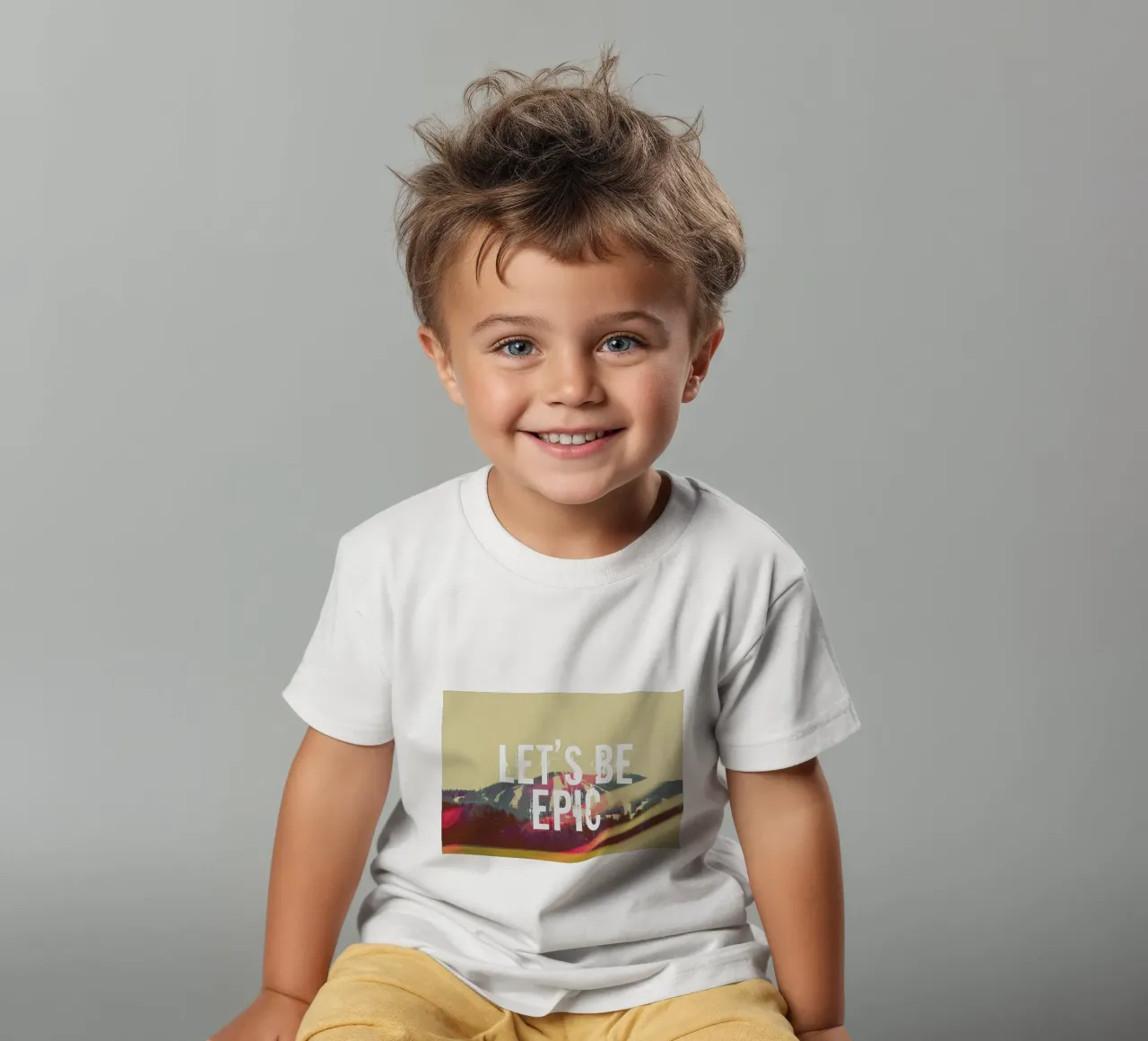 Let's Be Epic t-shirt bambini da Vintage Skies