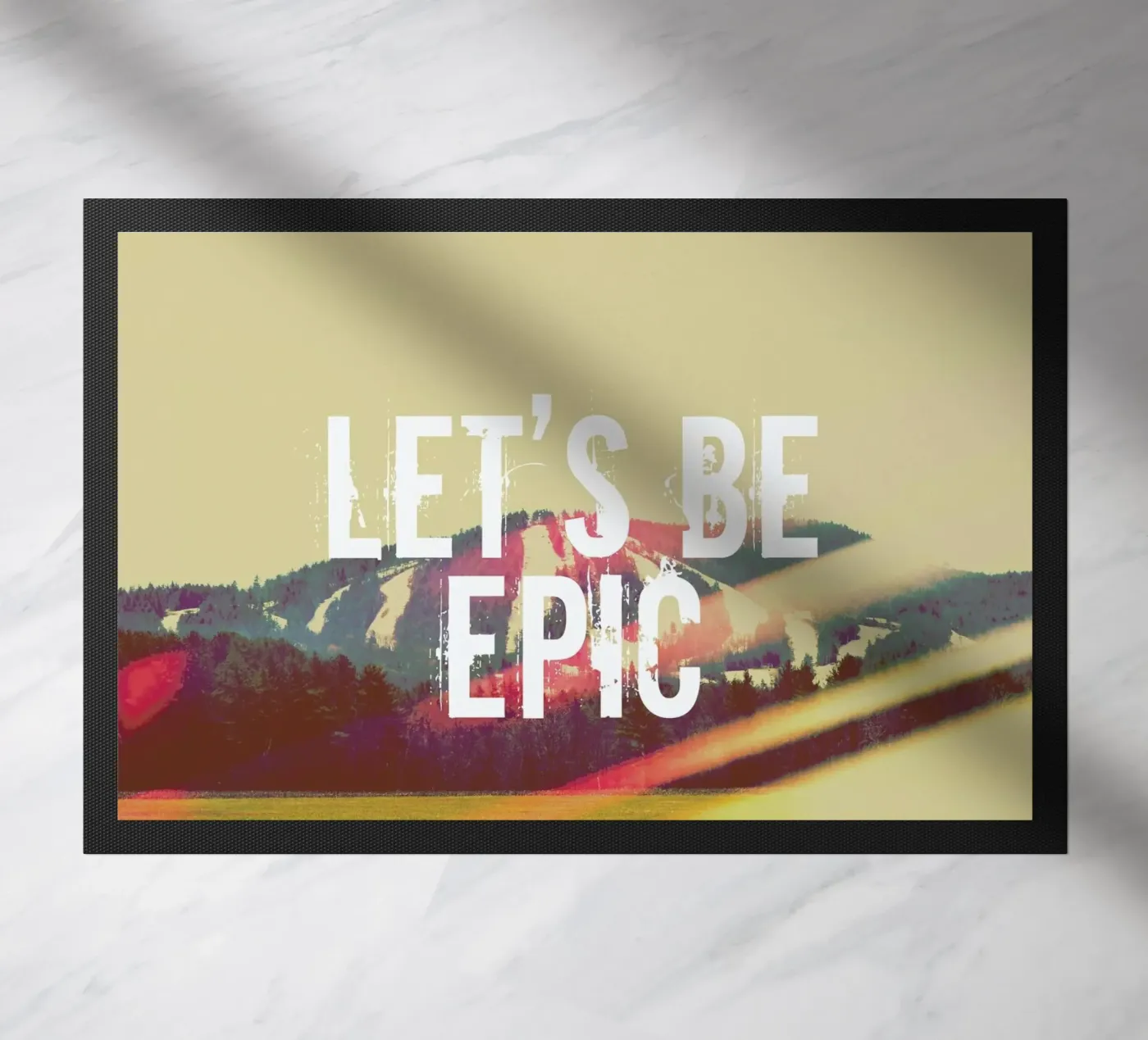 Let's Be Epic paillasson de Vintage Skies