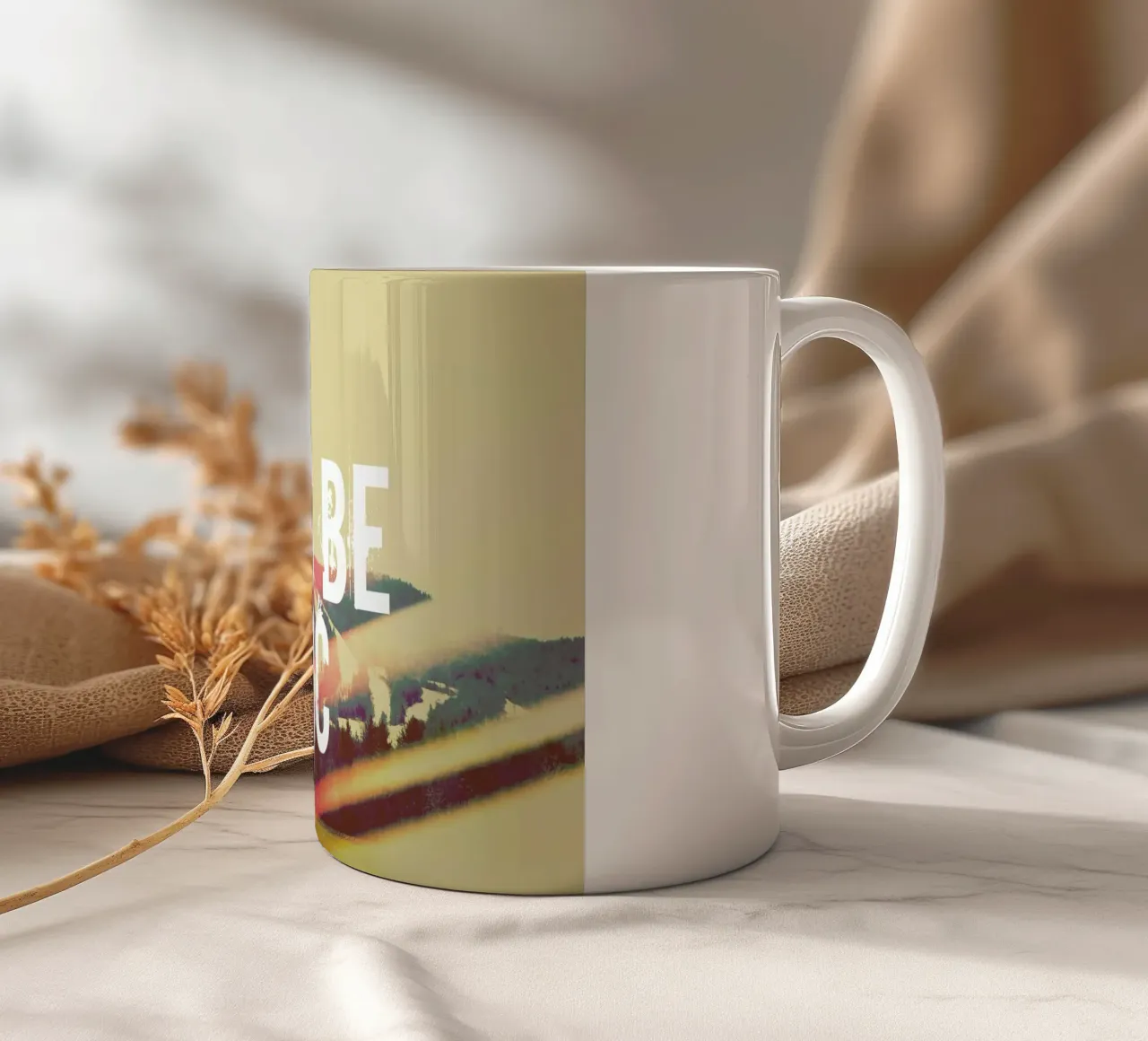 Let's Be Epic tazza in ceramica da Vintage Skies