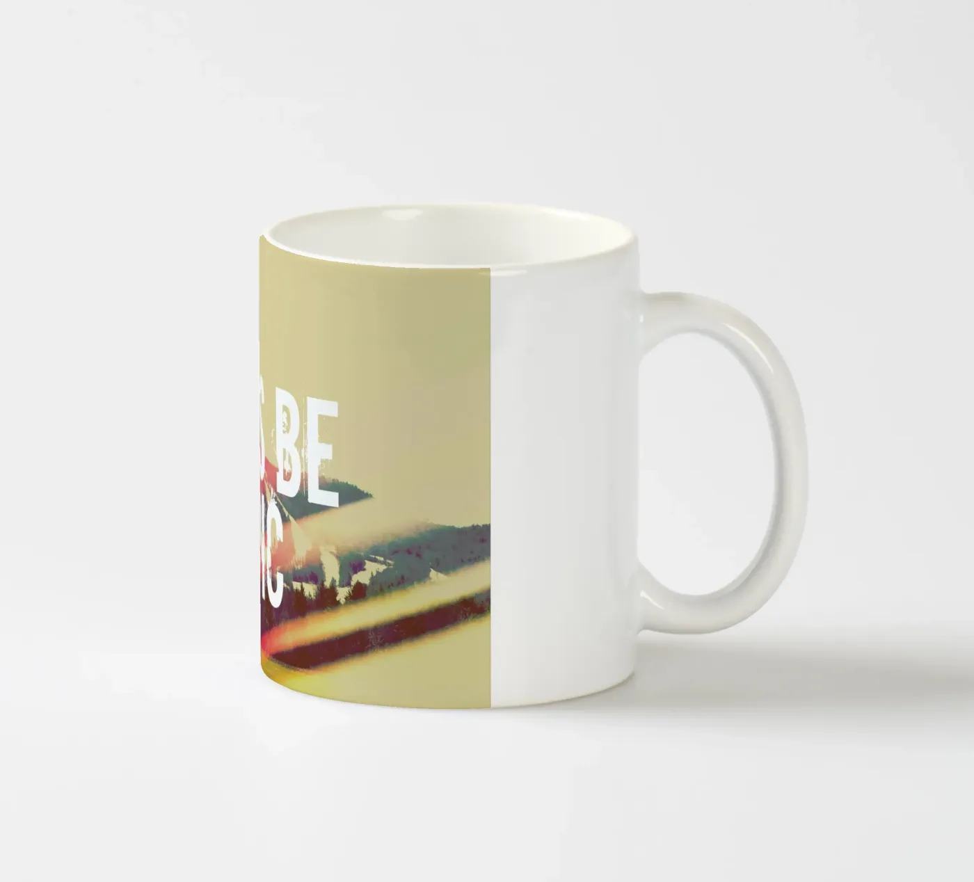 Let's Be Epic ceramic mug by Vintage Skies