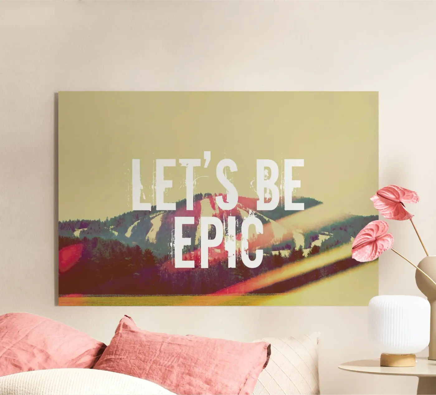 Let's Be Epic plexiglass da Vintage Skies