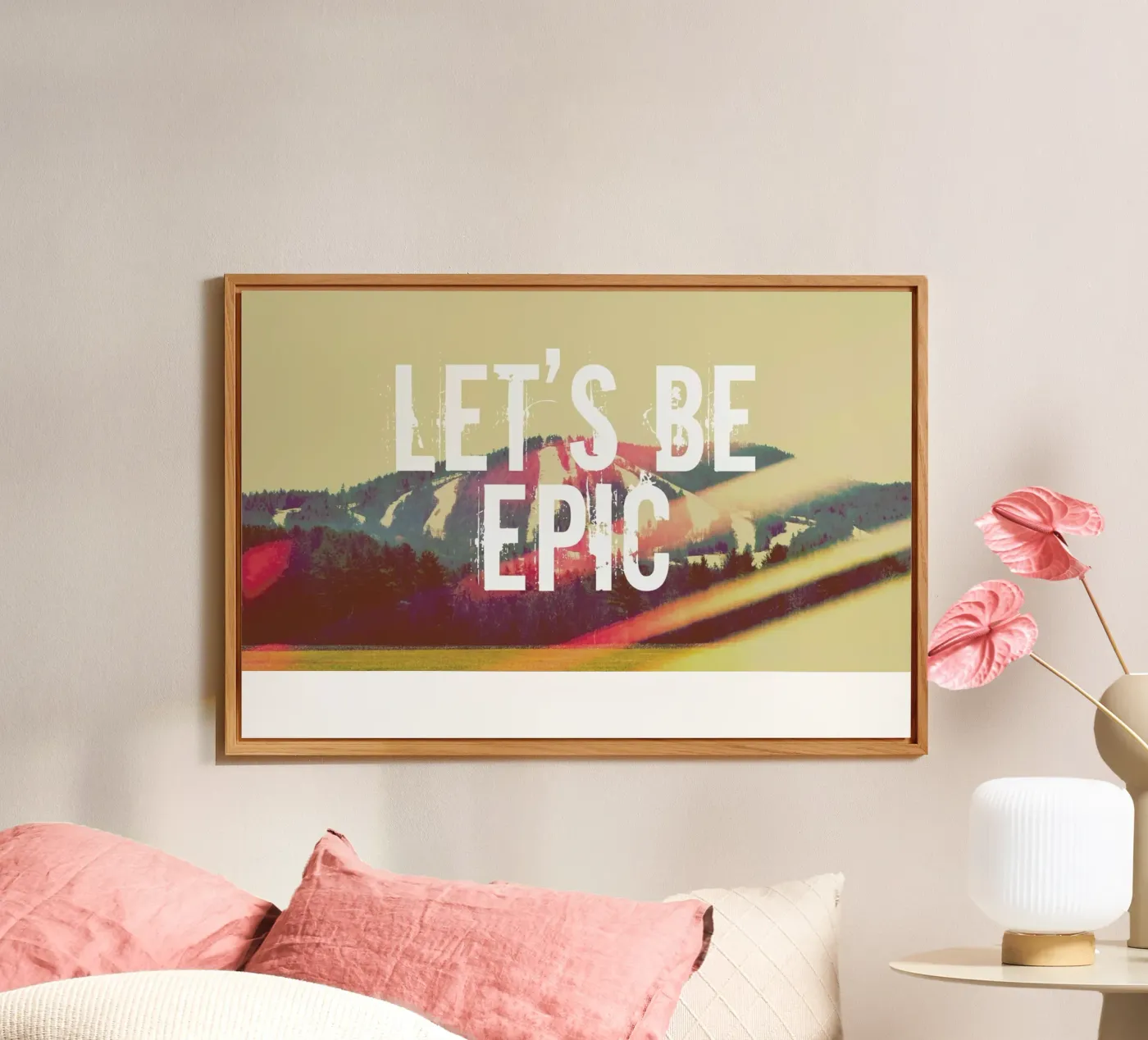 Let's Be Epic alluminio dibond da Vintage Skies