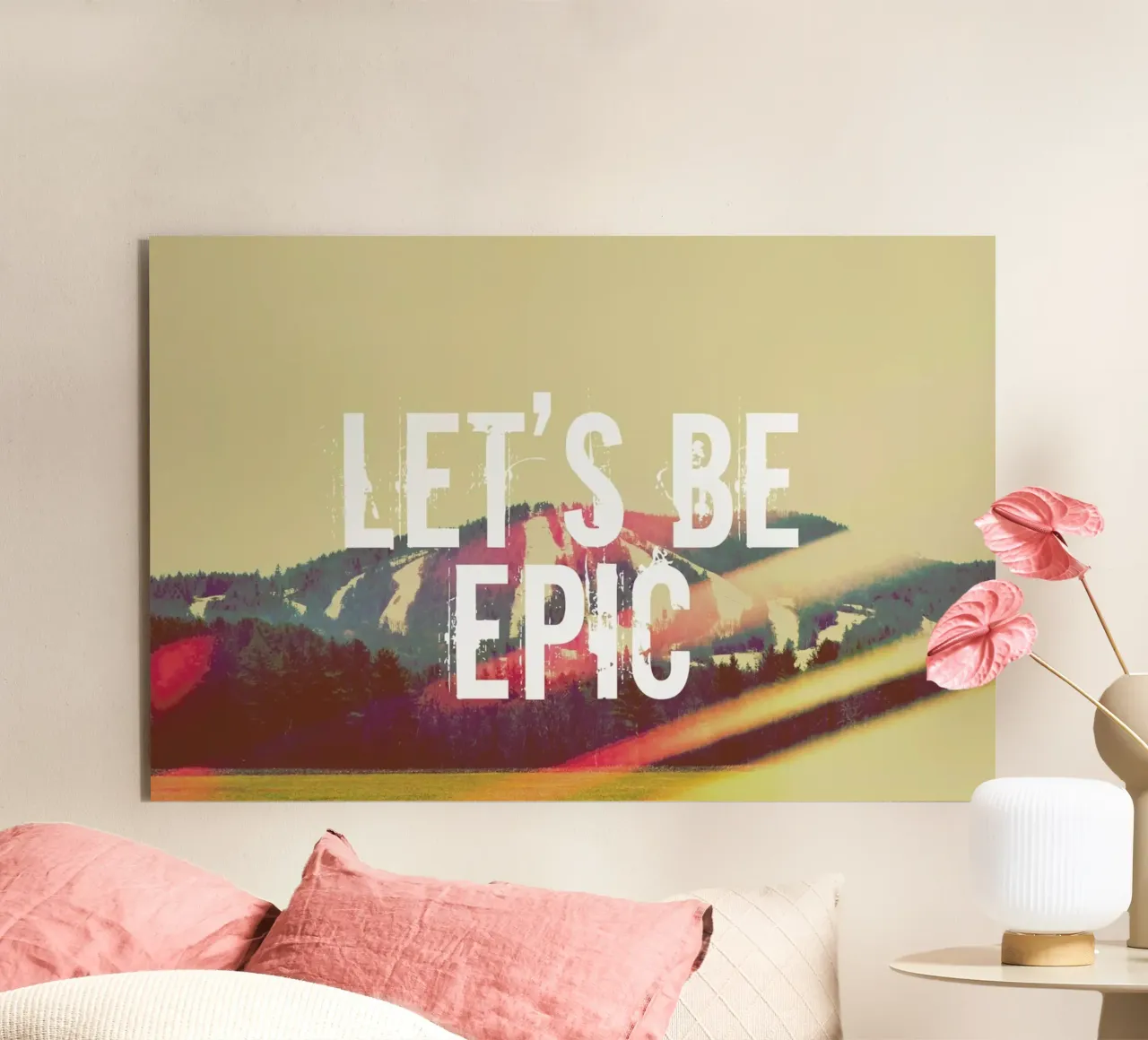 Let's Be Epic alluminio dibond da Vintage Skies