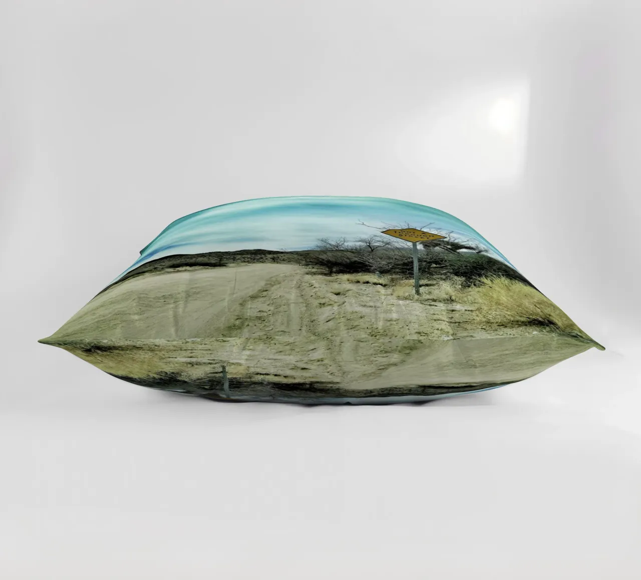 Desert Road decorative cushion by Maria Sattrup