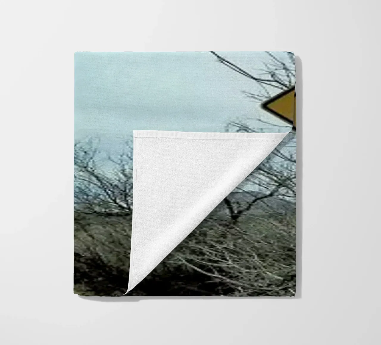 Desert Road beach towel by Maria Sattrup