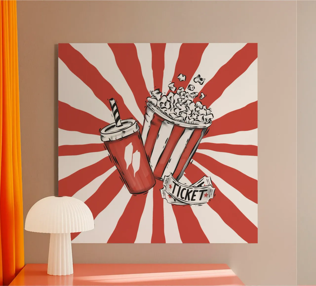 Movienight plexiglass da Stella-Illustrations