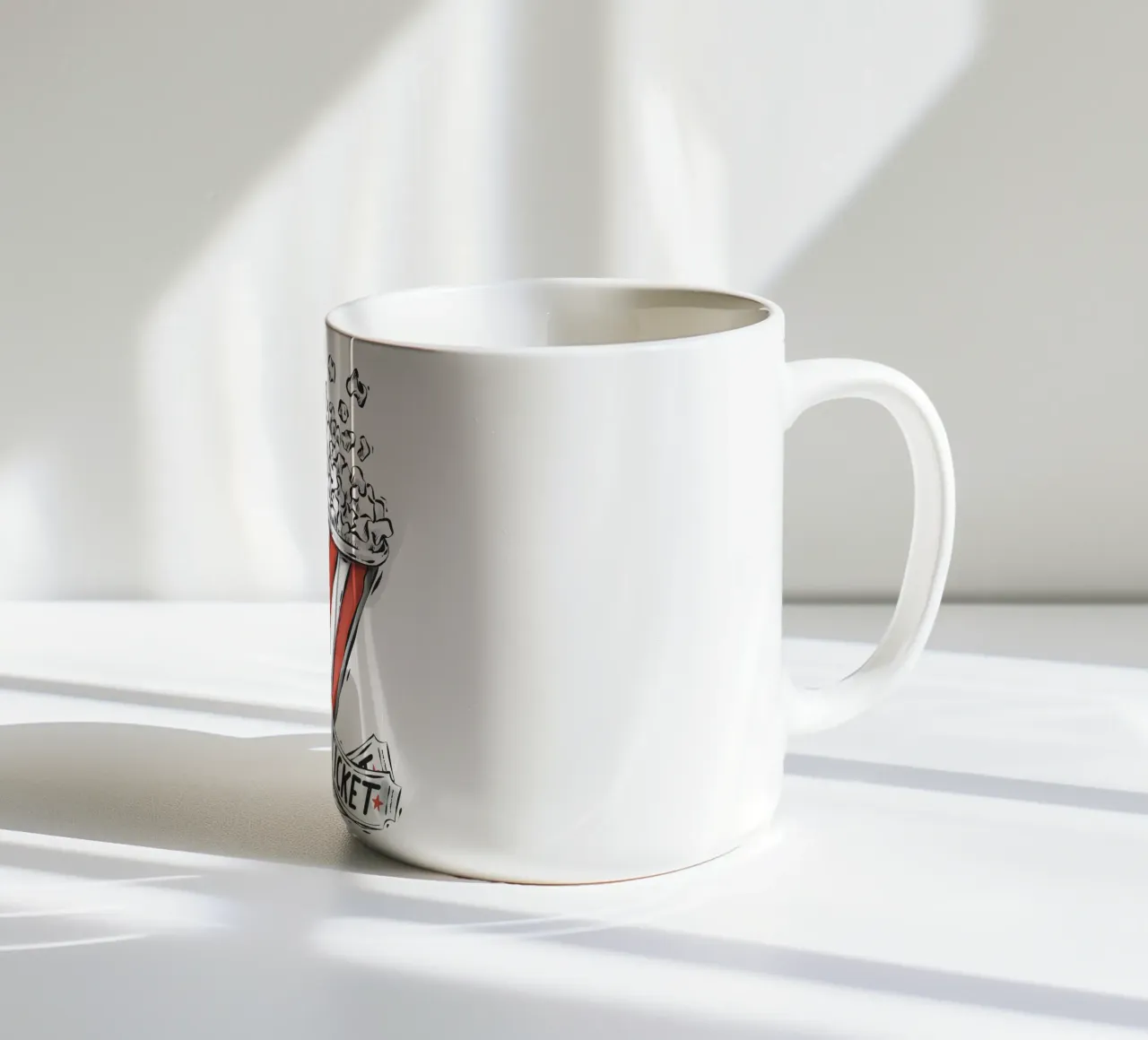 Filmnacht Keramik Tasse von Stella-Illustrations