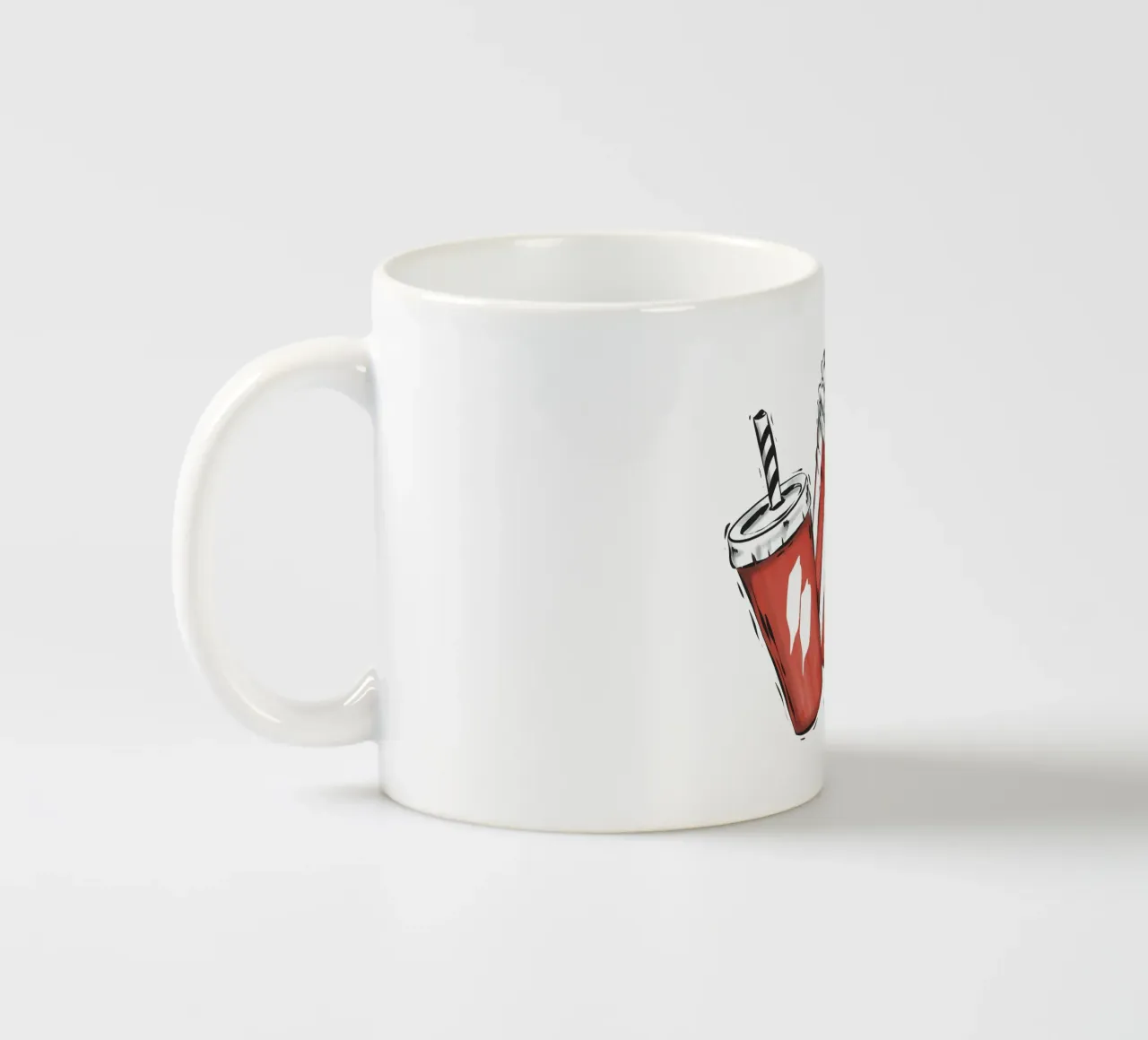 Filmnacht Keramik Tasse von Stella-Illustrations