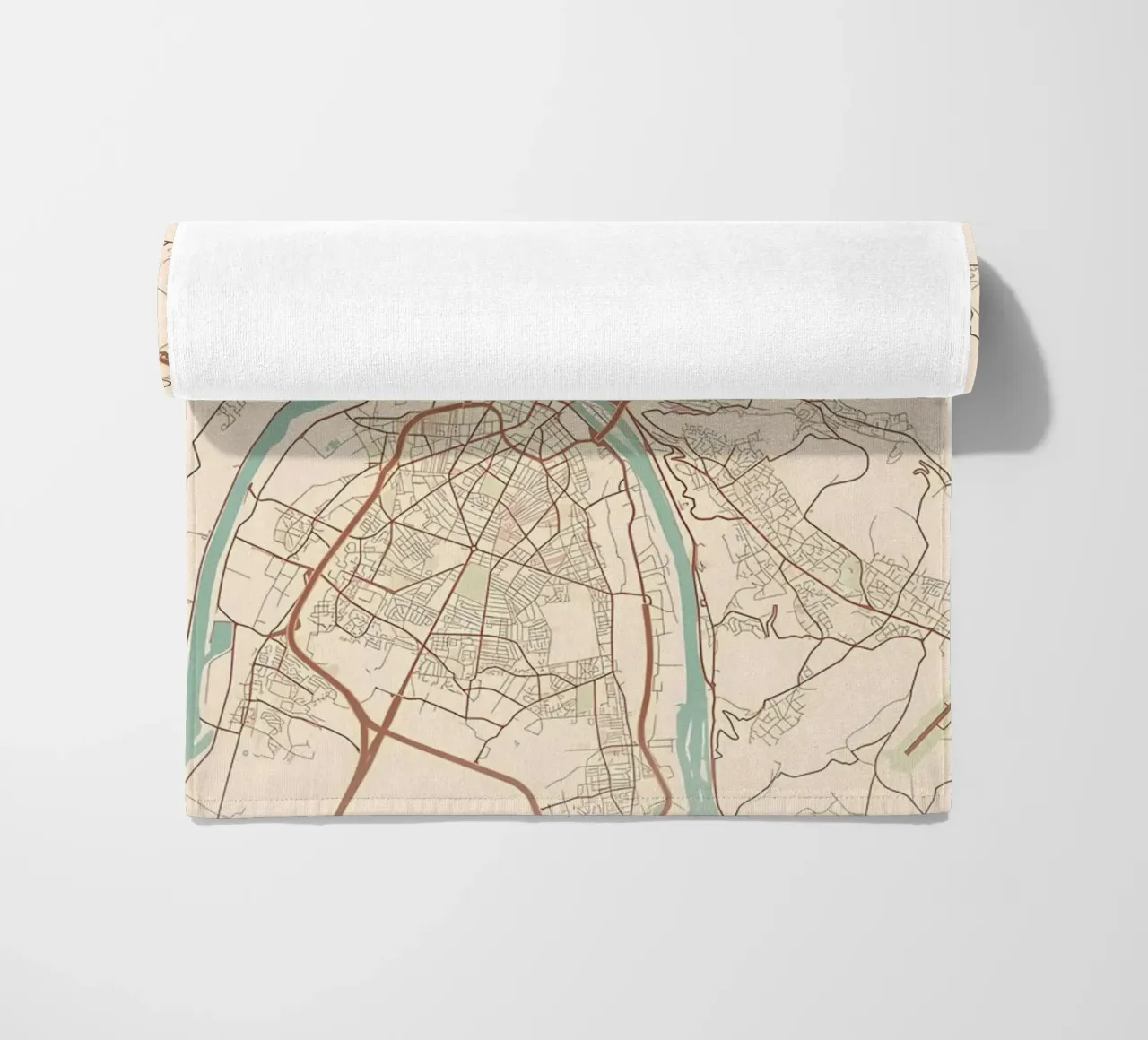 Rouen FR strandhanddoek van Jacob W MICKELSON