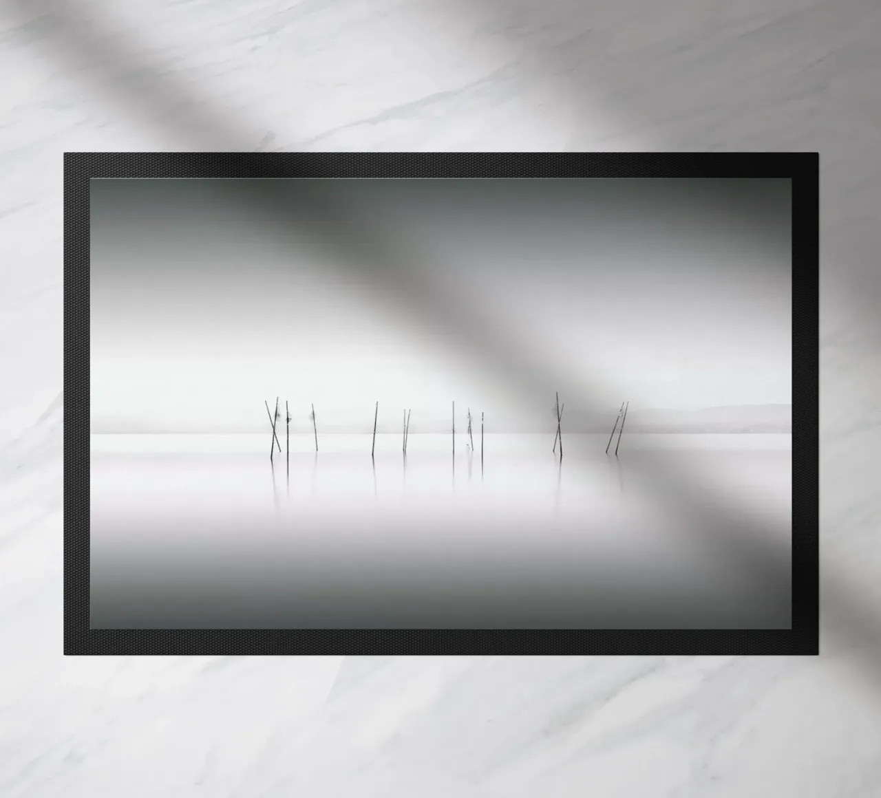 Biwa Study doormat by Michael J. Reibert