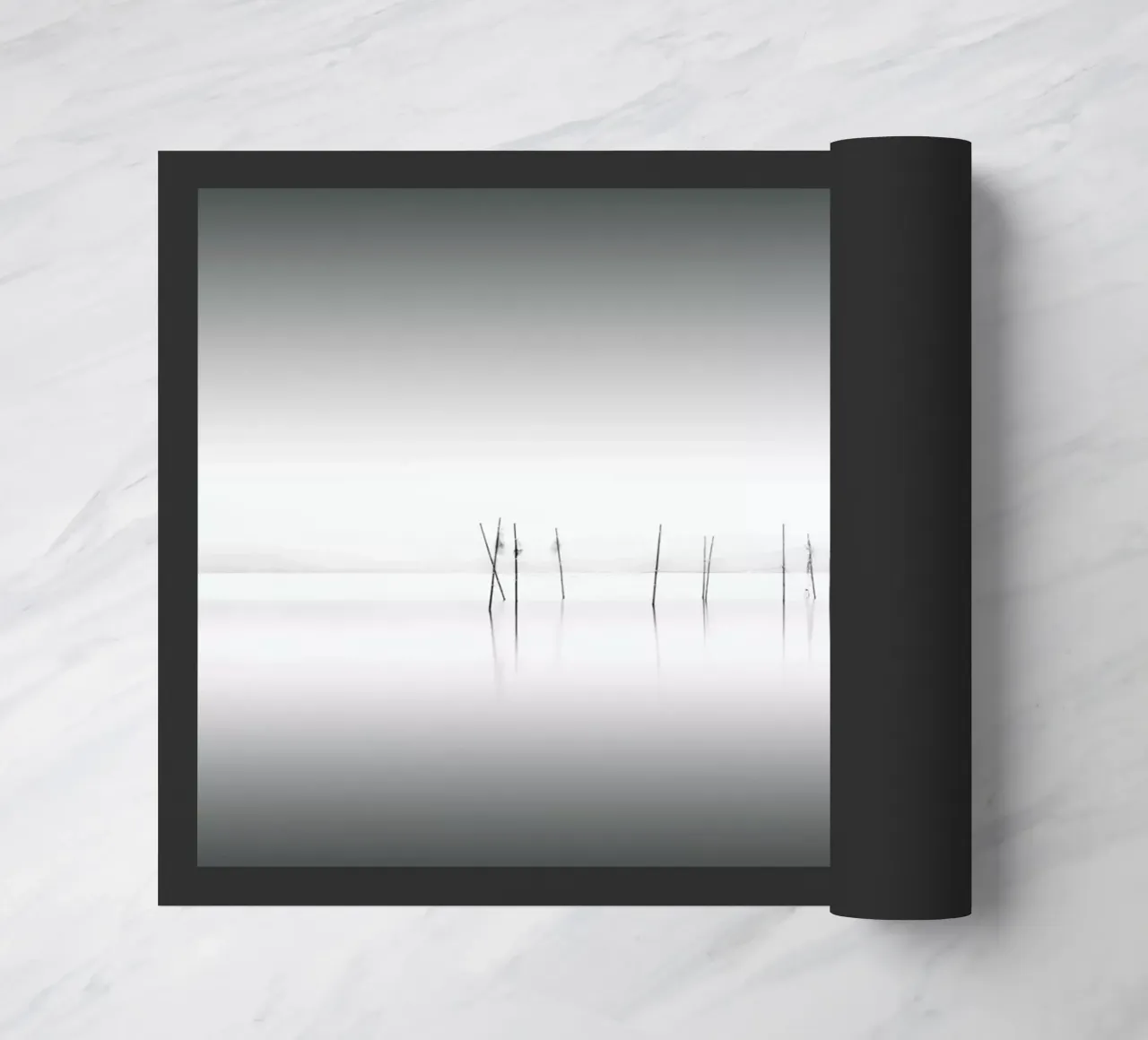 Biwa Study doormat by Michael J. Reibert