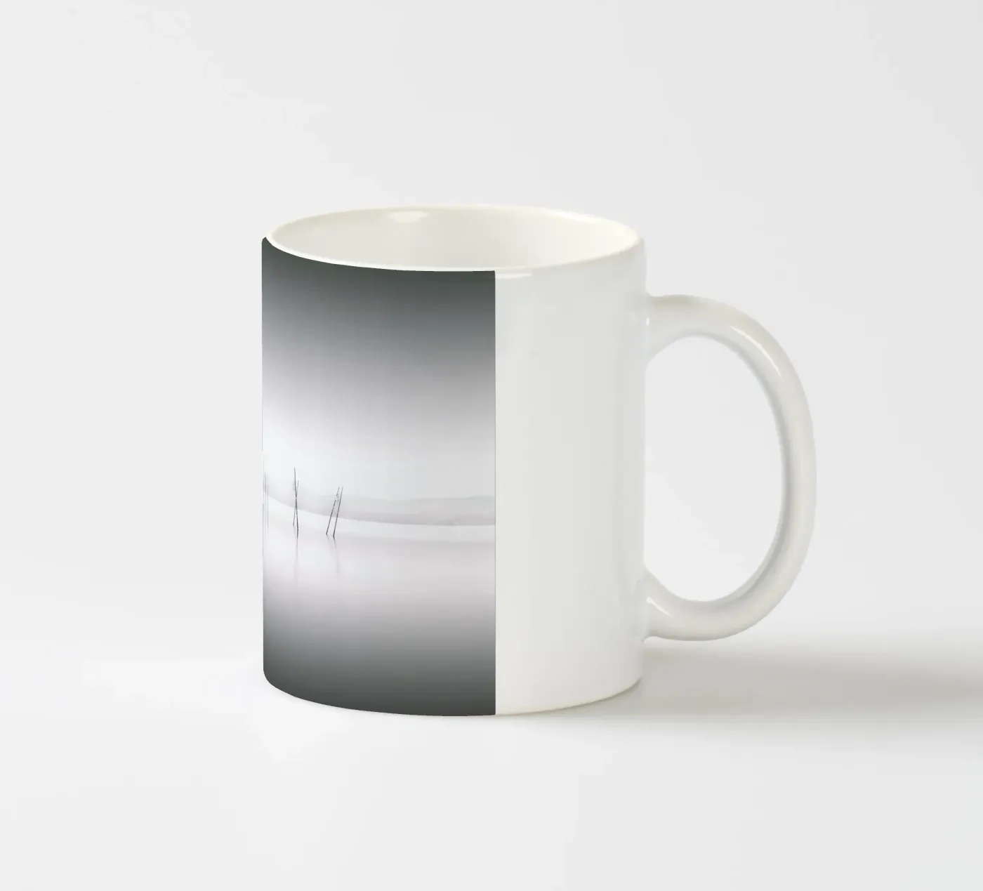 Biwa Study ceramic mug by Michael J. Reibert