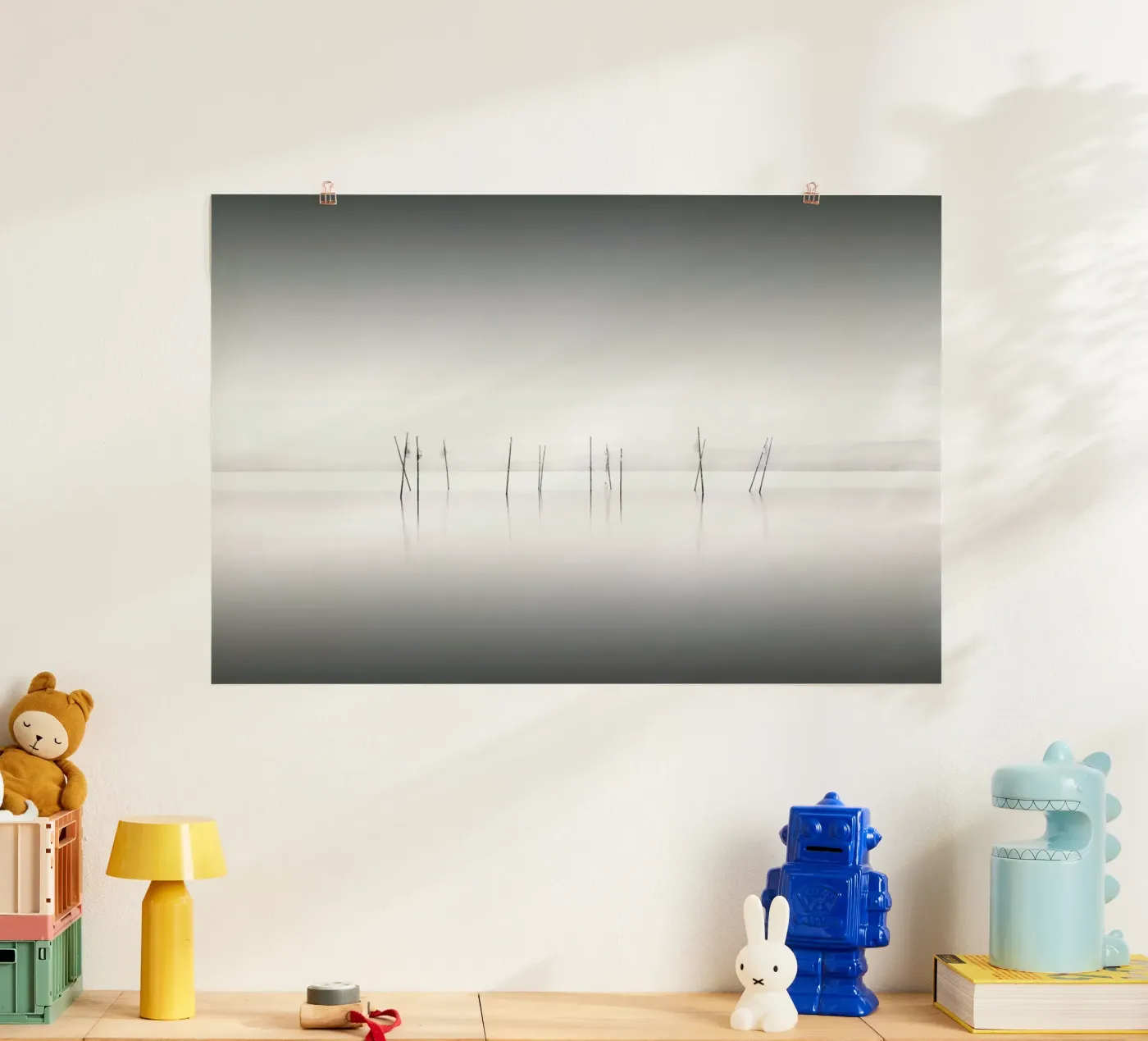 Biwa Study poster by Michael J. Reibert