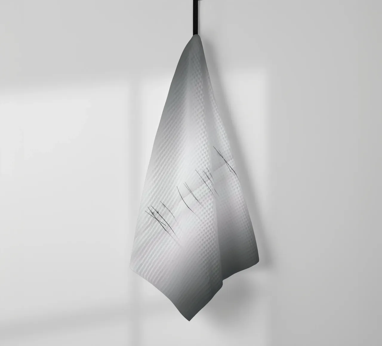 Biwa Study tea towel by Michael J. Reibert