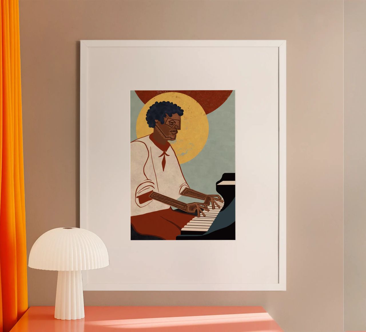 LE MUSICIEN VIII poster de Pictufy Sun & Spirit