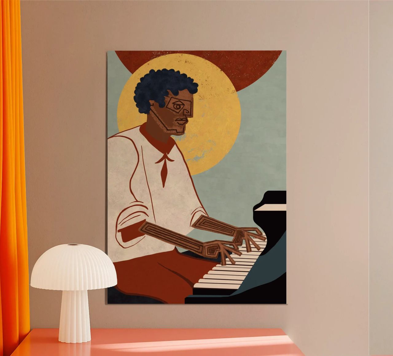 LE MUSICIEN VIII poster de Pictufy Sun & Spirit