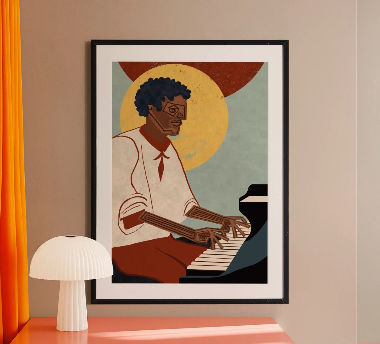 LE MUSICIEN VIII poster de Pictufy Sun & Spirit