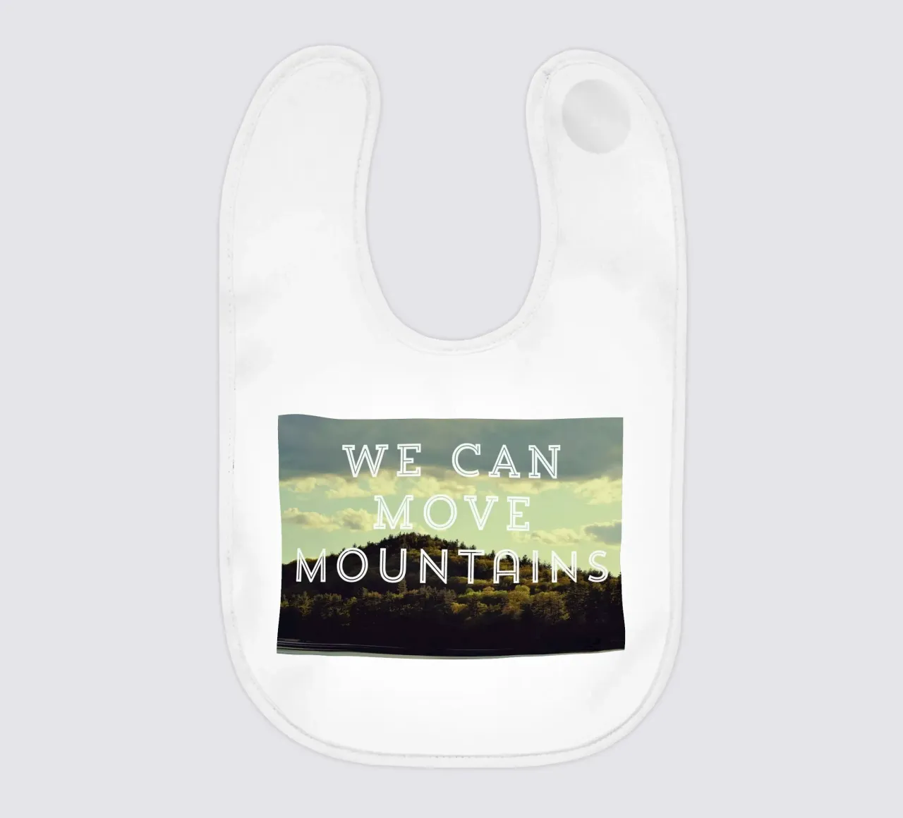 We Can Move Mountains bavaglino da Vintage Skies